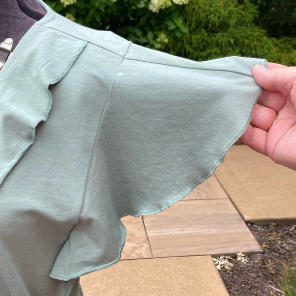 Peruvian Connection Conservatory Dress. SZ M Faux-Wrap Pima Cotton/Modal/Spandex - Picture 9 of 14